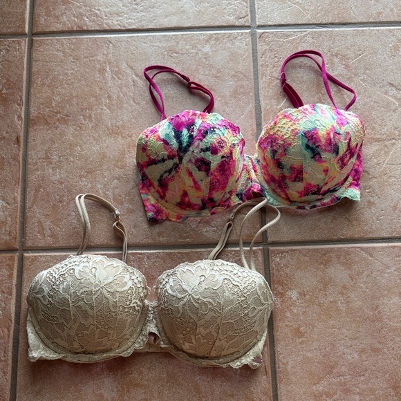 Victoria's Secret Other - 2 Victoria Secret Pink Push Up Bras